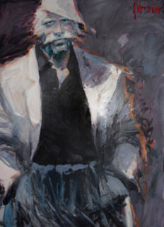 Last Days of 44 1995 41x52 Huge Original Painting - Aldo Luongo Last Days of 44 1995 41x52 Huge Original Painting - Aldo Luongo