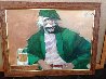 Hawk 1990 46x36 Original Painting by Aldo Luongo - 1 Hawk 1990 46x36 Original Painting by Aldo Luongo - 1