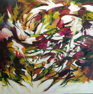 Spring Symphony 2014 36x36 Original Painting - Lydia Miller Spring Symphony 2014 36x36 Original Painting - Lydia Miller