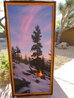 Fire Dance 1993 - Huge Mural Size - BARNWOOD Framed 72x34 Limited Edition Print by Stephen Lyman - 1 Fire Dance 1993 - Huge Mural Size - BARNWOOD Framed 72x34 Limited Edition Print by Stephen Lyman - 1