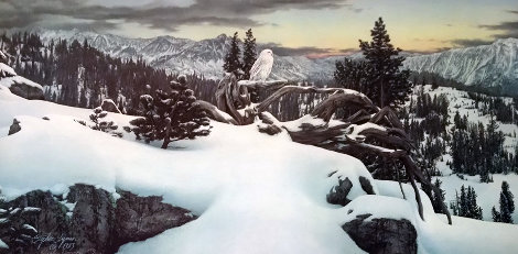 Winter in the Mountains 1983 Limited Edition Print - Stephen Lyman