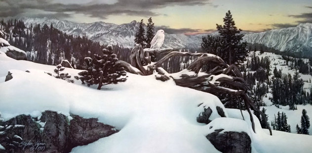 Winter in the Mountains 1983 Limited Edition Print by Stephen Lyman