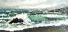 Chimes of Surf 31x19 - Seascape - California Original Painting by Virginia Lynn - 0