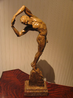 Jesse Bronze Sculpture AP 2001 26 in Sculpture - Richard MacDonald