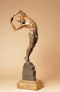 Jesse Bronze Sculpture AP 2001 26 in Sculpture - Richard MacDonald