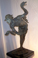 Rain Half Life Bronze Sculpture 1996 36 in Sculpture by Richard MacDonald - 1 Rain Half Life Bronze Sculpture 1996 36 in Sculpture by Richard MacDonald - 1