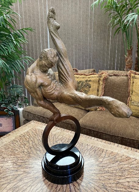 Gymnast 1/3 Life Size   State I Bronze Sculpture 1995 35 in Huge! Sculpture by Richard MacDonald