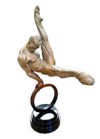 Gymnast 1/3 Life Size  State I Bronze Sculpture 1995 35 in - Huge Sculpture - Richard MacDonald