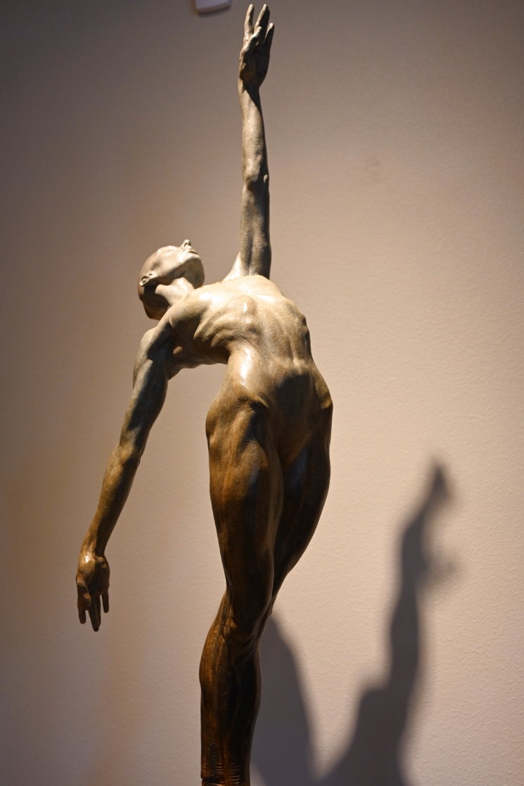 Allonge Female 2/3 Life -Size - Bronze Sculpture 2012 Sculpture by Richard MacDonald
