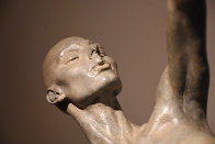 Allonge Female 2/3 Life -Size - Bronze Sculpture 2012 Sculpture by Richard MacDonald - 4