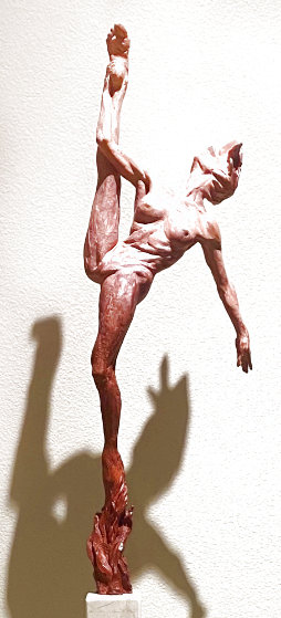 Petals and Fire Bronze Sculpture 2016 27 in  by Richard MacDonald