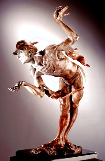 Rain, Half Life Bronze Sculpture  1995 36 in by Richard MacDonald