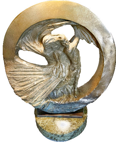 US Open Study I Bronze Golf Sculpture 2000 14 in Sculpture - Richard MacDonald
