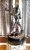 Nightfall Half Life Bronze Sculpture 2010 48 in - Huge Sculpture by Richard MacDonald - 1