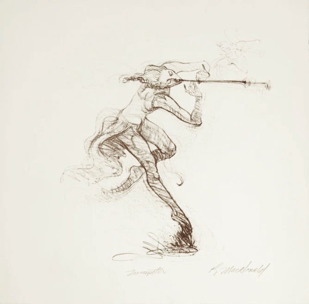 Trumpeter Limited Edition Print by Richard MacDonald