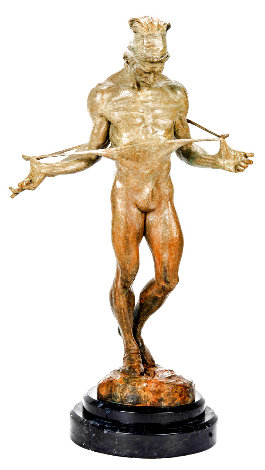 Nureyev 1/3 Life-Size Bronze Sculpture 1998 30 in Sculpture - Richard MacDonald