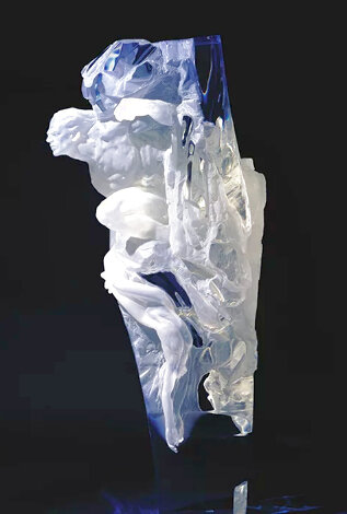 Orpheo Acrylic Sculpture 1991 48 in - Huge Sculpture - Richard MacDonald