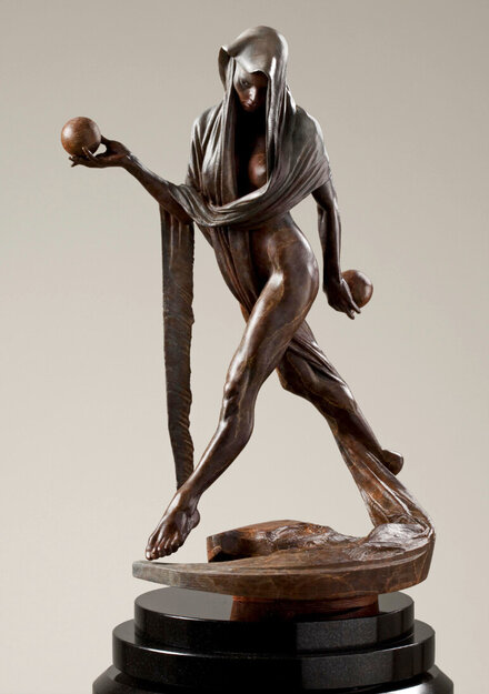 Nightfall, Atelier Bronze Sculpture 2022 16 in Sculpture - Richard MacDonald