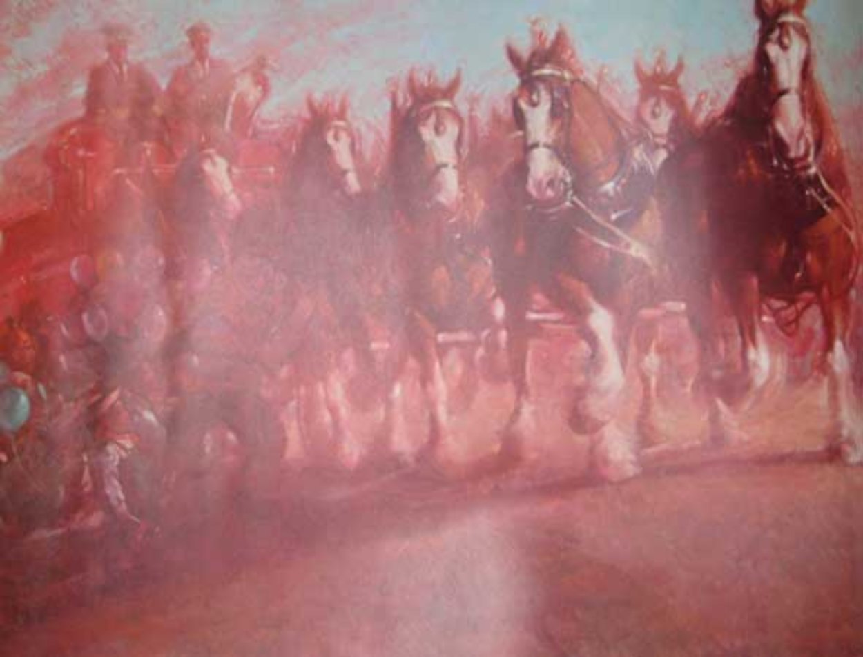 Anheuser Busch Clydesdales 1989 Limited Edition Print by Richard MacDonald Anheuser Busch Clydesdales 1989 Limited Edition Print by Richard MacDonald