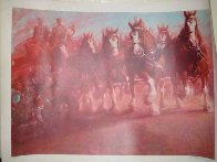 Anheuser Busch Clydesdales 1989 Limited Edition Print by Richard MacDonald - 1 Anheuser Busch Clydesdales 1989 Limited Edition Print by Richard MacDonald - 1