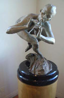 Piper 1/2 Life Size Nude Bronze Sculpture 1999 24 in Sculpture by Richard MacDonald - 0