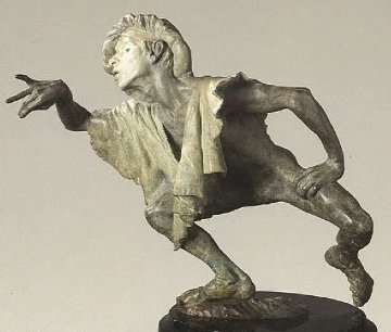 La Fuite Du Temps Bronze Sculpture Sculpture - Richard MacDonald