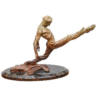 Suspension Flamenco Bronze Sculpture 2002 15 in Sculpture - Richard MacDonald