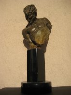 Gymnast Bronze Bust Sculpture 1995 14 in  Sculpture by Richard MacDonald - 1