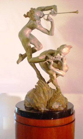 Joie De Femme  Bronze Sculpture 1998  40 in - Huge Sculpture - Richard MacDonald