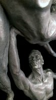Penche Pressage 41 x 18 x 10.5 Platinum 2010 Sculpture by Richard MacDonald - 1 Penche Pressage 41 x 18 x 10.5 Platinum 2010 Sculpture by Richard MacDonald - 1