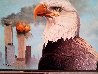 Eagle Never Forgets (Twin Towers) 18x24 Original Painting by Rob MacIntosh - 0