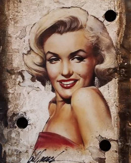 Untitled Portrait of Marilyn Monroe Hollywood Sign 2014 27x24 Limited Edition Print - Bill Mack Untitled Portrait of Marilyn Monroe Hollywood Sign 2014 27x24 Limited Edition Print - Bill Mack