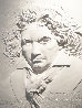 Beethoven Bonded Sand Sculpture  1984 40x31 Sculpture by Bill Mack - 0