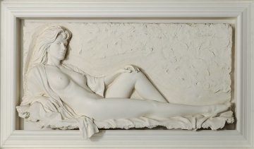 Fascination Bonded Sand Sculpture 1991 49x72 Super Huge Sculpture - Bill Mack Fascination Bonded Sand Sculpture 1991 49x72 Super Huge Sculpture - Bill Mack