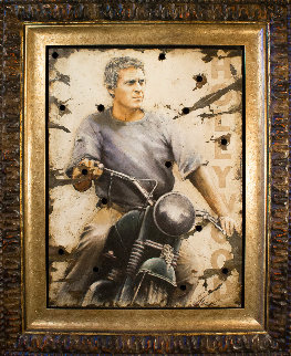 Steve Mcqueen 2009 48x31 Super Huge Original Painting - Bill Mack Steve Mcqueen 2009 48x31 Super Huge Original Painting - Bill Mack
