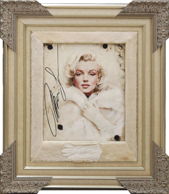 Legend in Mink Marilyn Monroe 2016 42x37  Huge Original Painting by Bill Mack