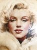 Legend in Mink Marilyn Monroe 2016 42x37  Huge Original Painting by Bill Mack - 1