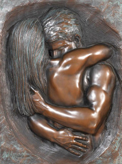 Love Bonded Bronze 2005 38x31 Sculpture - Bill Mack Love Bonded Bronze 2005 38x31 Sculpture - Bill Mack