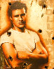 Marlon Brando Hollywood Sign 2008 46x40 Original Painting by Bill Mack - 0