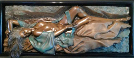 Affection Bonded Bronze Sculpture 1996 62 in Sculpture - Bill Mack