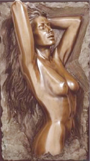 Splendor Bronze Sculpture 1990 35x19 Sculpture by Bill Mack