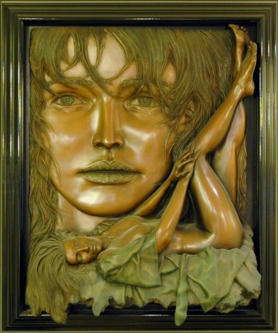 Rapture Bonded Bronze Relief Sculpture 1996 48x40 Huge Sculpture - Bill Mack