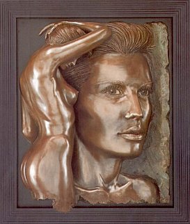 Essence Bronze Sculpture 1988 41x33 - Huge Sculpture - Bill Mack