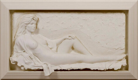 Fascination Bonded Sand Sculpture 1991 44x 74 - Huge Mural Size Sculpture - Bill Mack