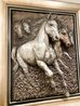 Freedom Horses -  Mixed Metal Sculpture 2011 49x48 in - Huge Sculpture by Bill Mack - 4