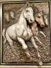 Freedom Horses -  Mixed Metal Sculpture 2011 49x48 in - Huge Sculpture by Bill Mack - 6