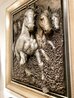 Freedom Horses -  Mixed Metal Sculpture 2011 49x48 in - Huge Sculpture by Bill Mack - 3