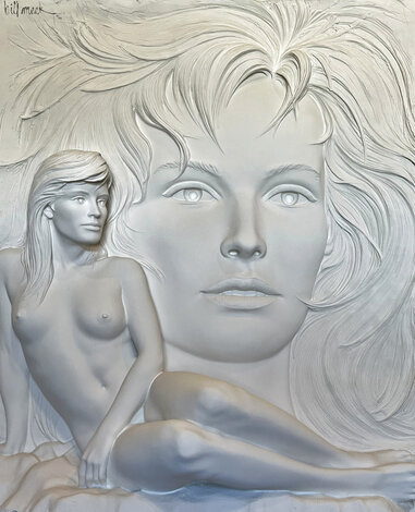 Visions Bonded Sand Sculpture 1993 60 in - Huge Sculpture - Bill Mack