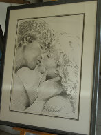 Embrace Study No.6 Drawing 1995 32x40 Drawing by Bill Mack - 1 Embrace Study No.6 Drawing 1995 32x40 Drawing by Bill Mack - 1