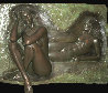 Reflection Bonded Bronze Sculpture 1987 36x49 Sculpture by Bill Mack - 0